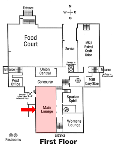 Michigan State University Union, Main Lounge