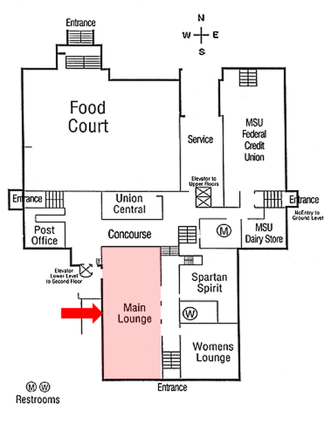 Michigan State University Union, Main Lounge