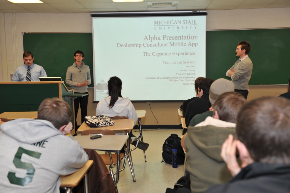 Capstone Experience Photo